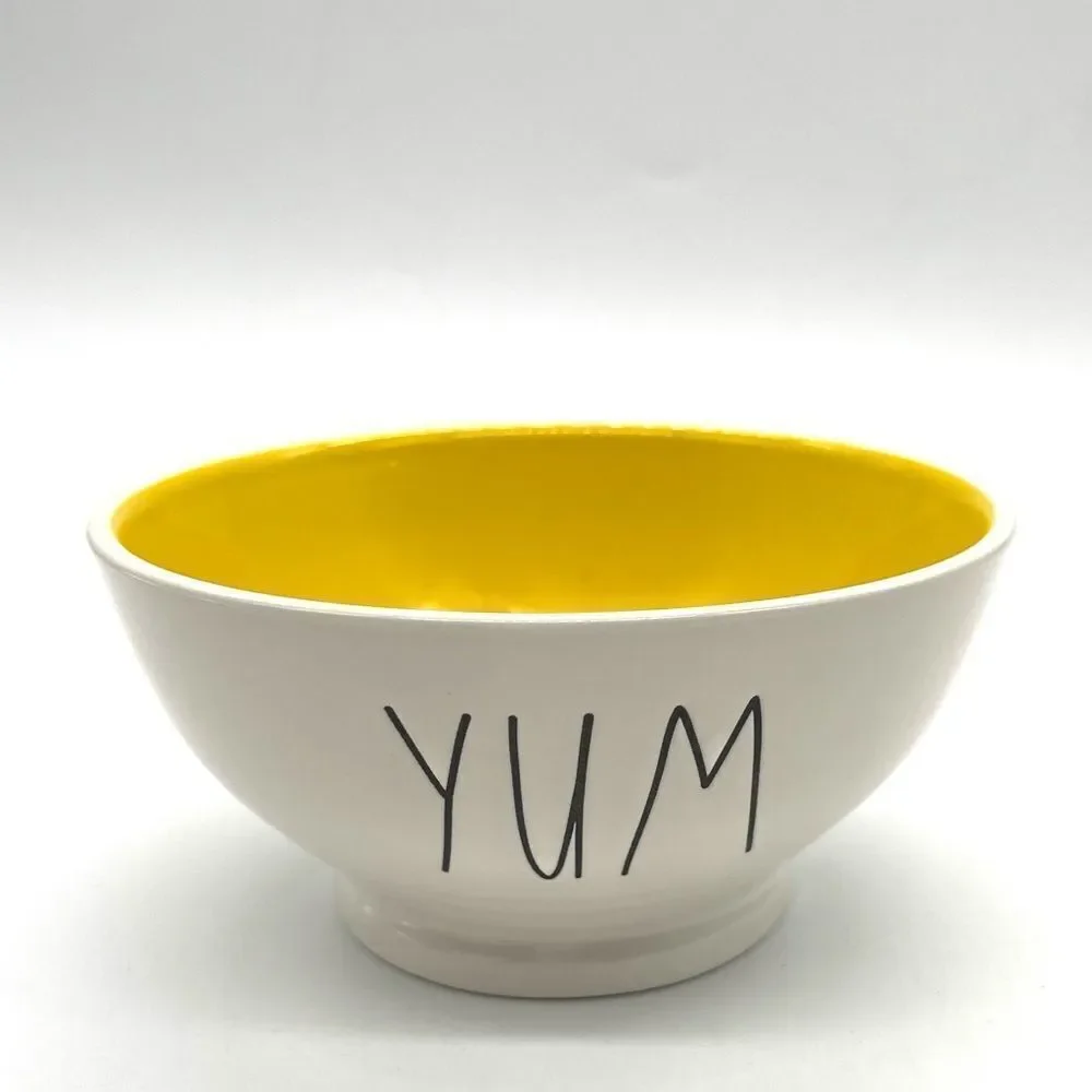 Rae Dunn Cereal Bowl “YUM” NWT
